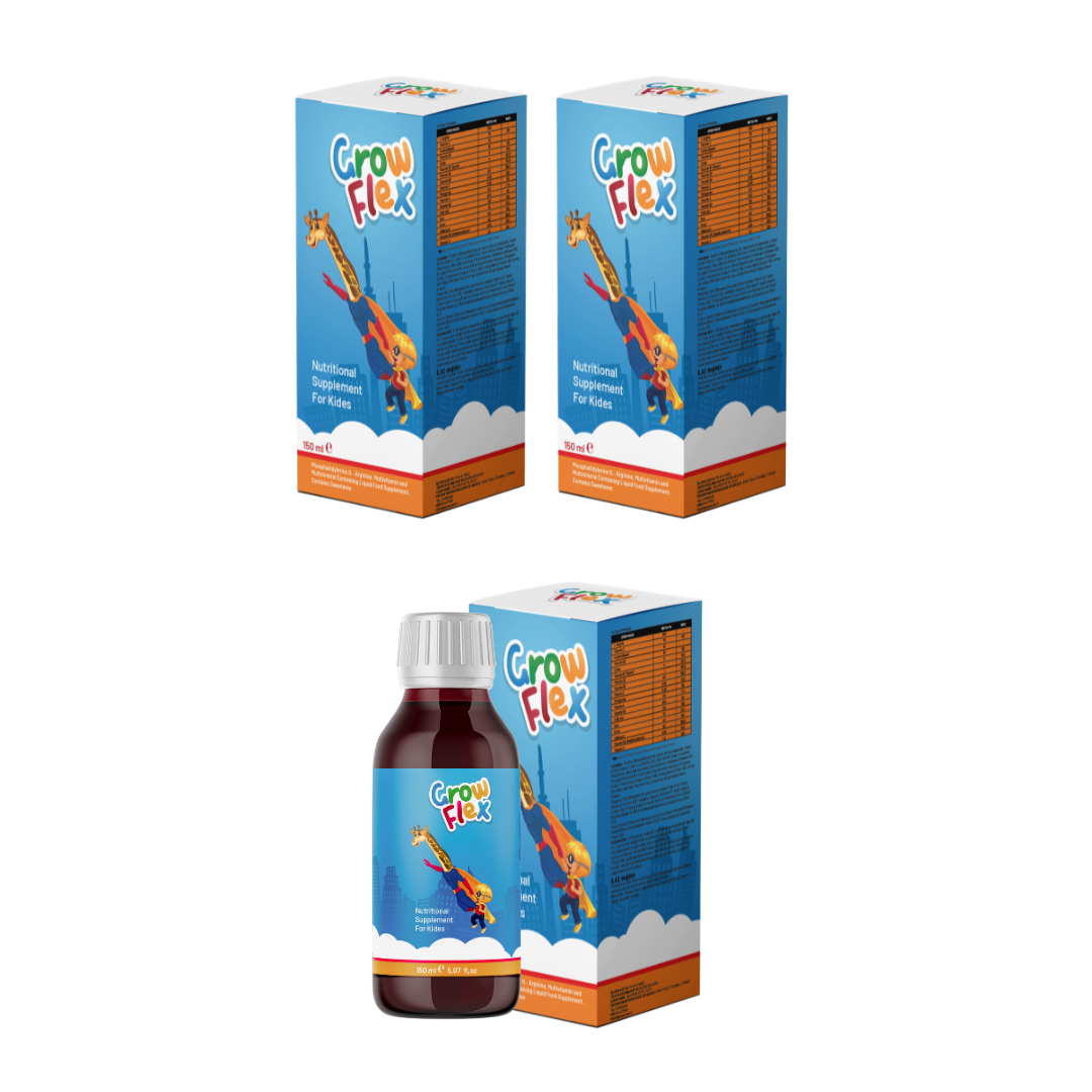 جروفلكس شراب فوكس ١٥٠ مل 3 علبة-Growflex
