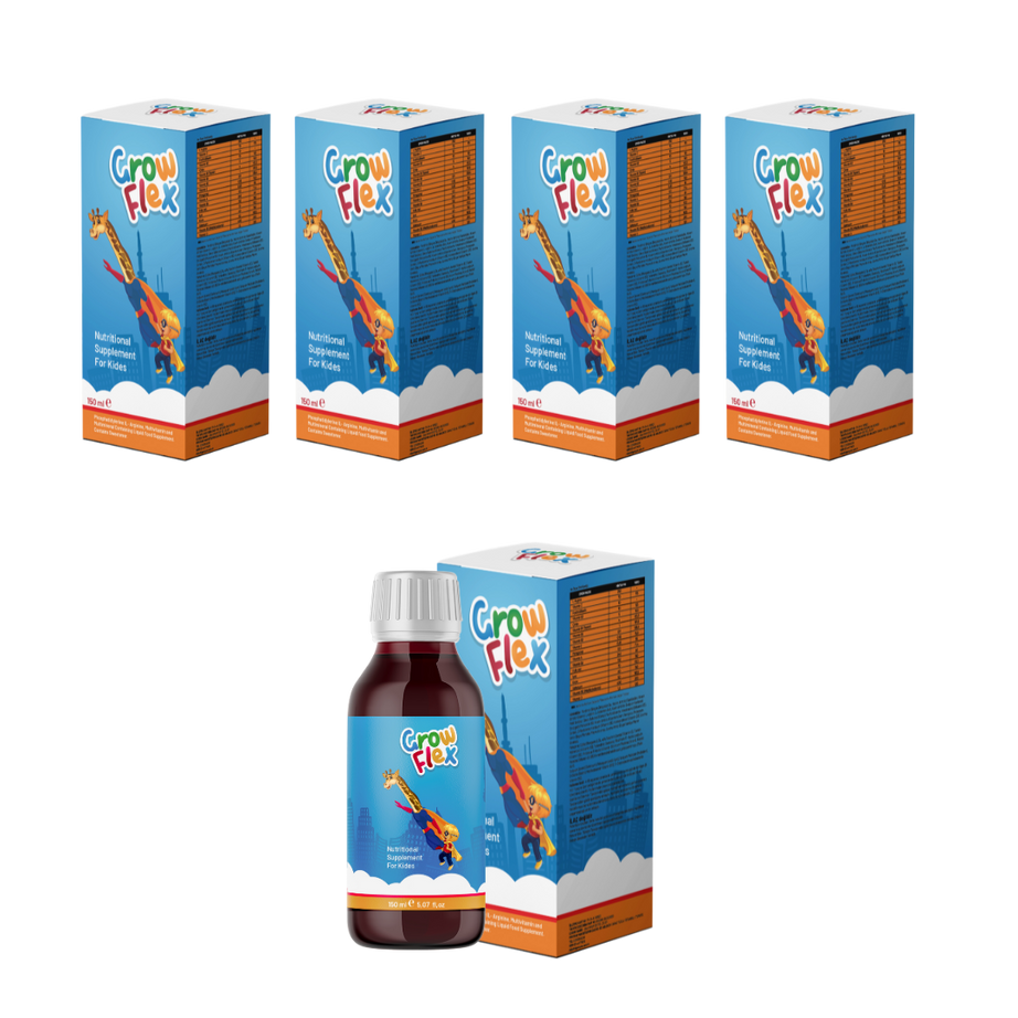 جروفلكس شراب فوكس ١٥٠ مل 5 علبة-Growflex
