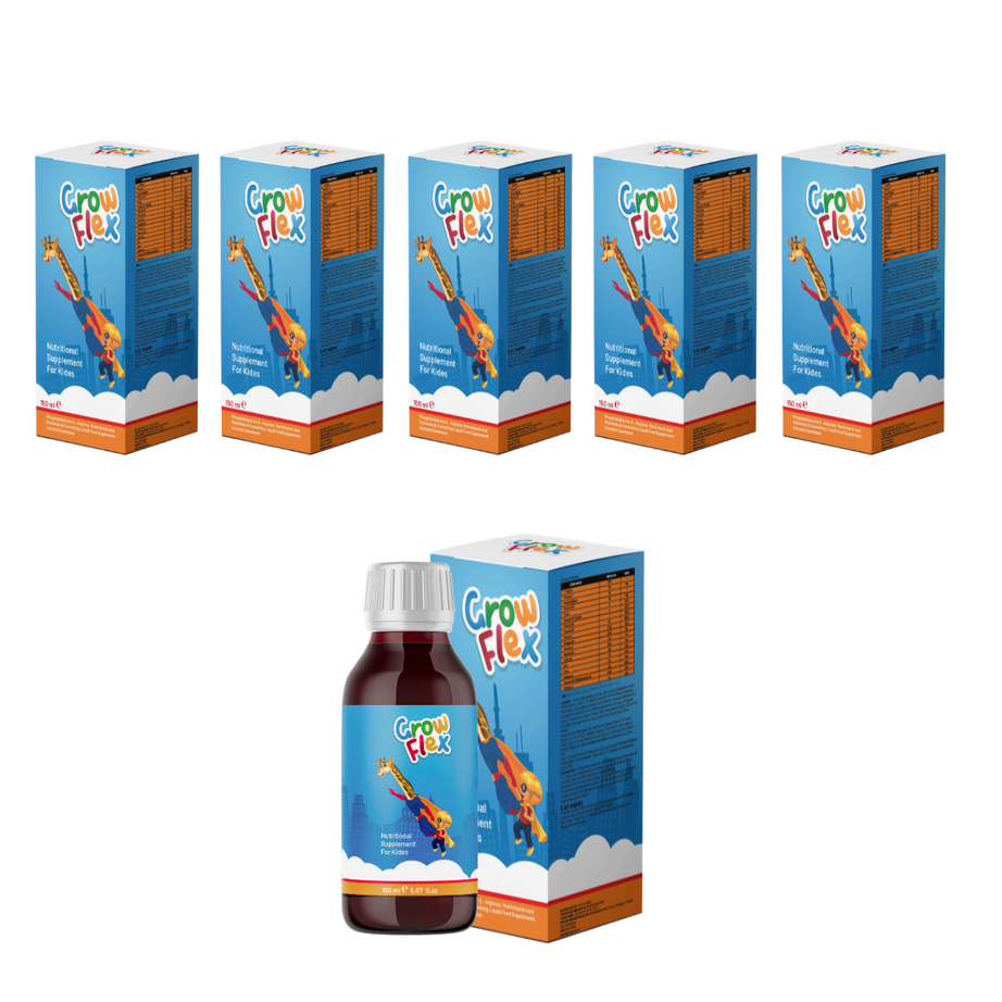 جروفلكس شراب فوكس ١٥٠ مل 6 علبة-Growflex