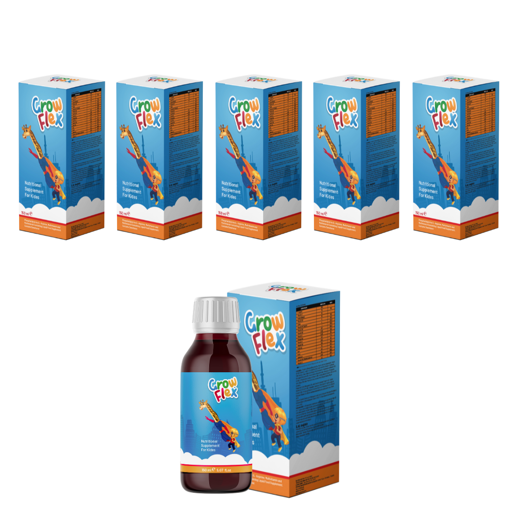 جروفلكس شراب فوكس ١٥٠ مل 6 علبة-Growflex